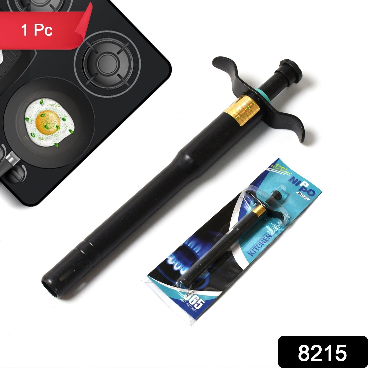 8215 Stainless Steel Black Gas Lighter for Kitchen Gas Stove, Long Lasting, Unbreakable Lighters for Gas Stoves, Restaurants & Kitchen (1 Pc) 8215 Stainless Steel Black Gas Lighter for Kitchen Gas Stove, Long Lasting, Unbreakable Lighters for Gas Stoves, Restaurants & Kitchen (1 Pc)